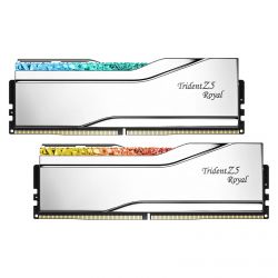 DDR 5 6400 MHZ G.Skill Trident Z5 Royal Neo 32 Go (2 x 16 Go) CL30 - Argent