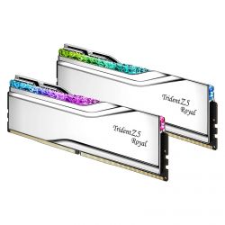 DDR 5 6400 MHZ G.Skill Trident Z5 Royal Neo 32 Go (2 x 16 Go) CL30 - Argent