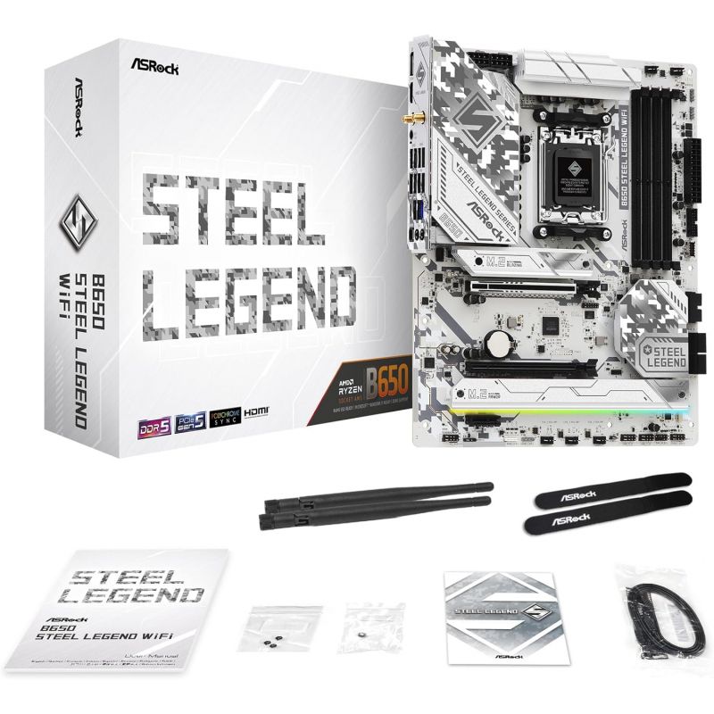 CARTE MERE ASRock B650 Steel Legend WiFi