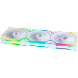 VENTILATEUR BOITIER PACK DE 3 120MM LIAN-LI UNI FAN SL ARGB PWM SANS FIL - BLANC