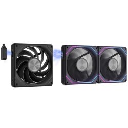 VENTILATEUR BOITIER DF GAUSS G16 3IN1 BLACK - MAGNETIC