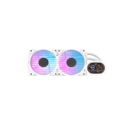 AIO ( KIT WATERCOOLING ) DF DH240D WHITE (MAGNETIC SCREEN)