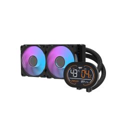 AIO ( KIT WATERCOOLING ) DF DH240D BLACK (MAGNETIC SCREEN)