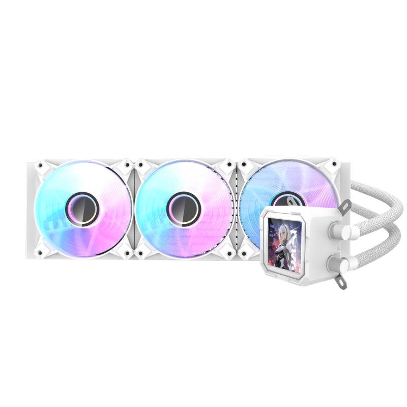 AIO ( KIT WATERCOOLING ) DF DV360S WHITE (MAGNETIC SCREEN)