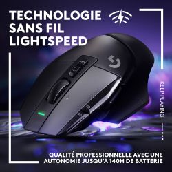 SOURIS GAMING LOGITECH G502 X LIGHTSPEED WIRELESS BLACK