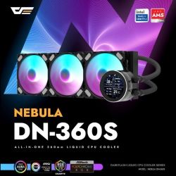 AIO ( KIT WATERCOOLING ) DF DN360S BLACK + IPS SCREEN