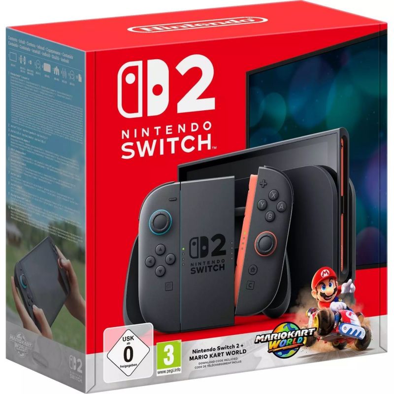 CONSOLE NINTENDO SWITCH 2 + MARIO KART WORLD SWITCH 2
