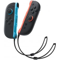 Paire De Manettes Joy-con 2 Gauche Bleu Clair & Droite Rouge Clair