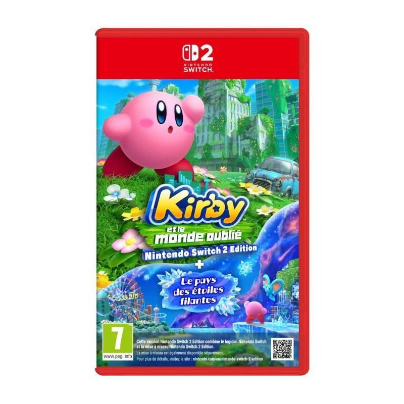 Kirby Et Le Monde Oublié Nintendo Switch 2 Edition + le Pays Des étoiles Filantes SWITCH 2