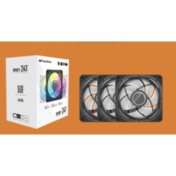 VENTILATEUR BOITIER DF INF24T 3IN1 FAN BLACK