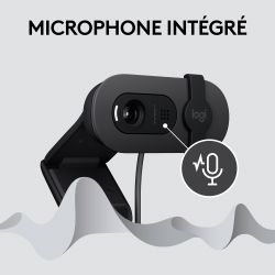 WEBCAM LOGITECH - BRIO 100 (1080P) BLACK