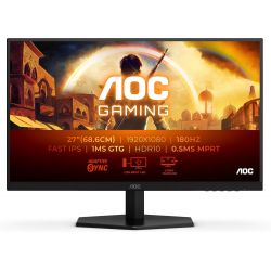 ECRAN GAMING 27" AOCLED - 27G42E ( 1080p/IPS/180HZ/HDR10)