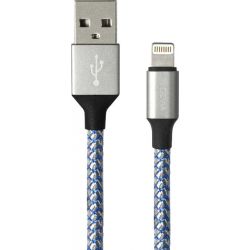 DEVIA Cable Tressé Lightning 1m 2,4A