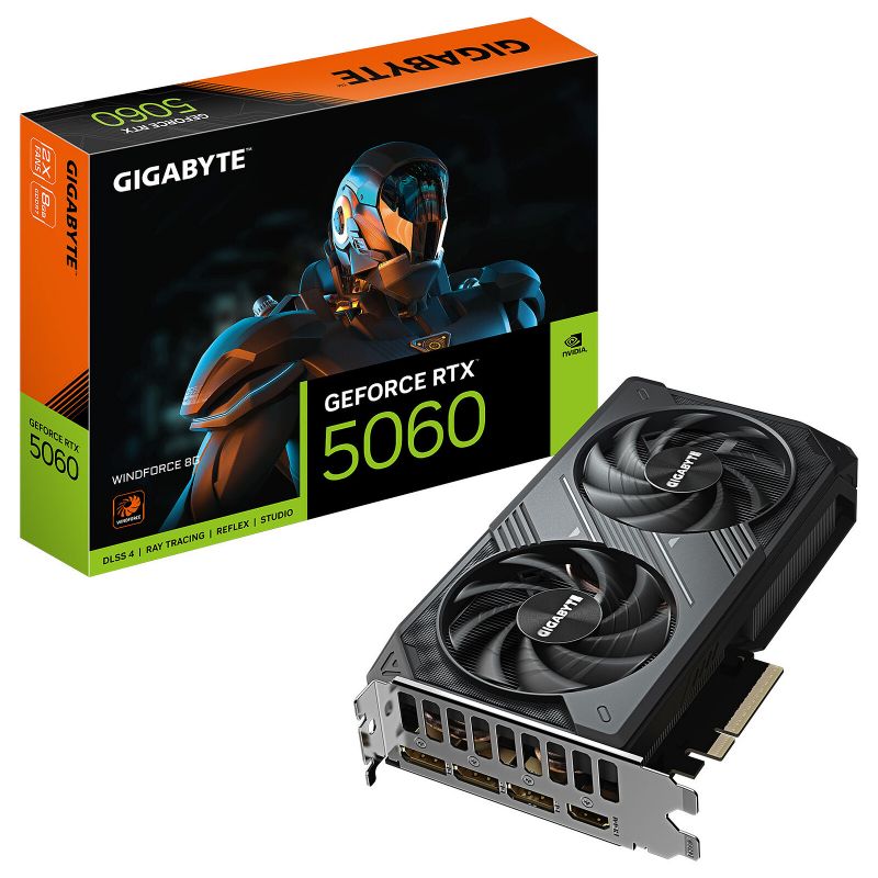 CARTE GRAPHIQUE GIGABYTE RTX 5060 WF2-8GD