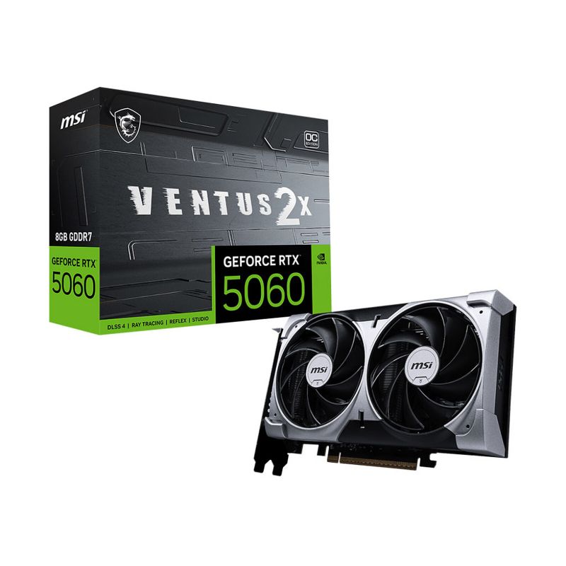 CARTE GRAPHIQUE MSI RTX 5060 VENTUS 2X BLACK 8G OC