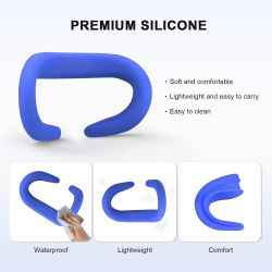 Face cover Eyglo Coque en Silicone pour Quest 3S Étanche, Anti-Poussière et Confortable