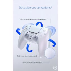 MANETTE PS5 DUALSENSE CONTROLLER CHROMA PEARL