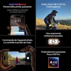 APPLE IPHONE 16 PRO 256GB 6.3" BLACK TITANIUM