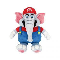 Peluche Super Mario Wonder - Mario Eléphant 27 cm
