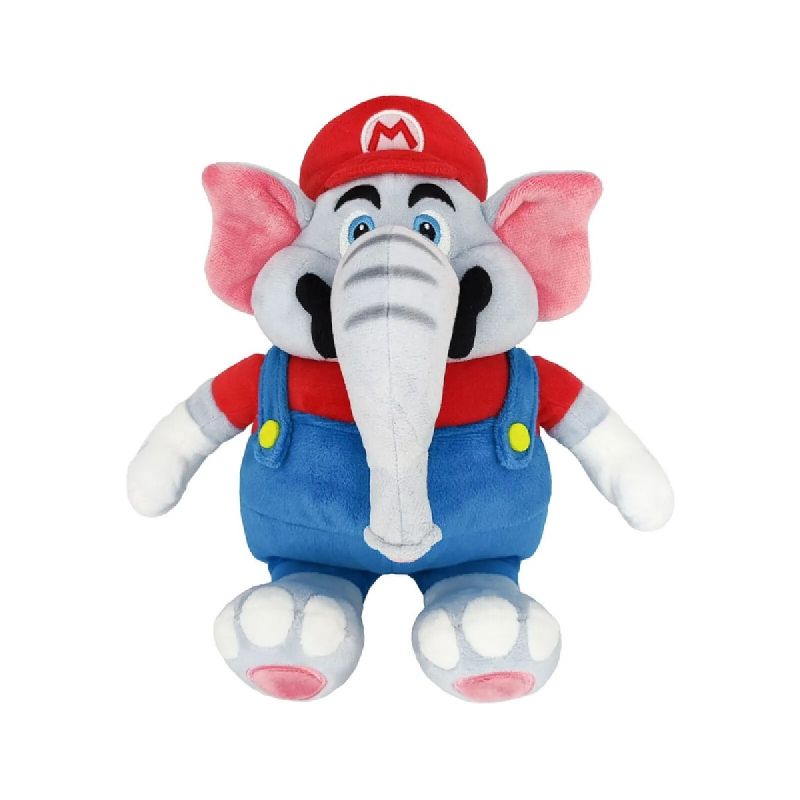 Peluche Super Mario Wonder - Mario Eléphant 27 cm