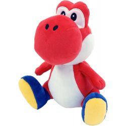 PELUCHE Super Mario - Yoshi Rouge 20 cm