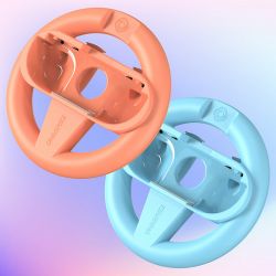 Pack de 2 supports manette volants de course - Orange/Bleu ONIVERSE (SWITCH 2)