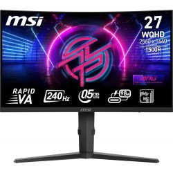 ECRAN GAMING 27" MSI - OPTIX MAG 275CQRXF (240HZ/ WQHD -2K /HDR400)