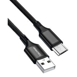 Câble de charge ONIVERSE USB-A vers Micro-USB - 3 mètres - Noir
