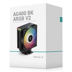 VENTIRAD CPU DEEPCOOL AG400 BK ARGB v2 - NOIR