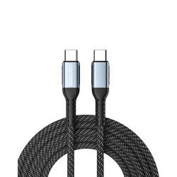 Câble de charge rapide 100W USB-C vers USB-C - 2 mètres - Noir