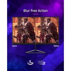 ECRAN GAMING ViewSonic 24" LED - VX2479-HD-PRO / 1080P / 180HZ / IPS / FREE SYNC/ HDR10