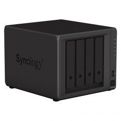 Synology DiskStation DS923+ serveur de stockage NAS Tower AMD Ryzen R1600 4 Go DDR4L DiskStation Manager Noir