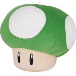 Peluche Super Mario - Champignon 1UP 16 cm