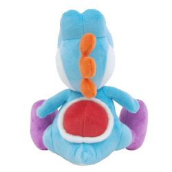 PELUCHE Super Mario - Yoshi bleu ciel 20 cm