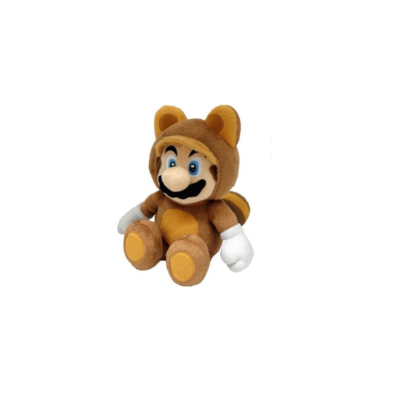 PELUCHE SUPER MARIO Mario Tanooki 22 cm