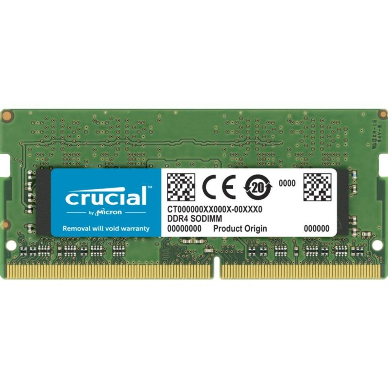 SO-DIMM DDR4 3200 MHz Crucial 32 Go (1x32 Go) CT32G4SFD832A