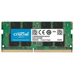SO-DIMM DDR4 3200 MHz Crucial 16 Go (1x 16 Go) CT16G4SFRA32AT