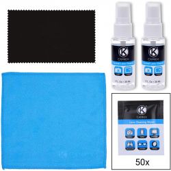 KIT DE NETTOYAGE VR SPRAY (X2) + LINGETTE (X50) + 2 MICROFIBRES