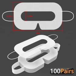 MASQUES VR UNIVERSELS JETABLE LOT DE 100
