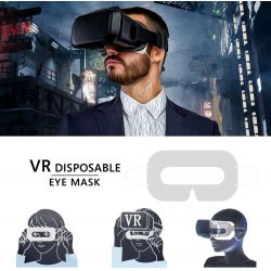 MASQUES VR UNIVERSELS JETABLE LOT DE 100