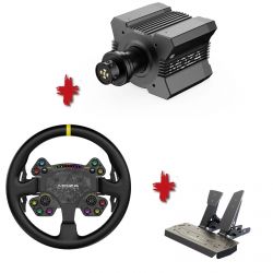 BUNDLE DIRECT DRIVE MOZA R12 + VOLANT RS V2 + PEDALIER SRP + ADDON