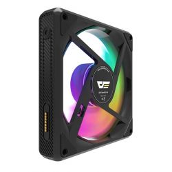 VENTILATEUR BOITIER DF GAUSS G16 SINGLE BLACK MAGNETIC