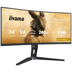 ECRAN GAMING 34" iiyama LED - G-Master GCB3486WQSCP-B1 Gold Phoenix