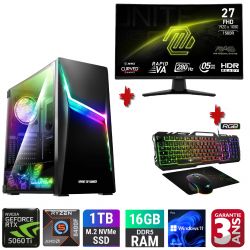 PACK PC GAMER SHADOW X ( ECRAN + PC GAMER + PACK 4 EN 1)