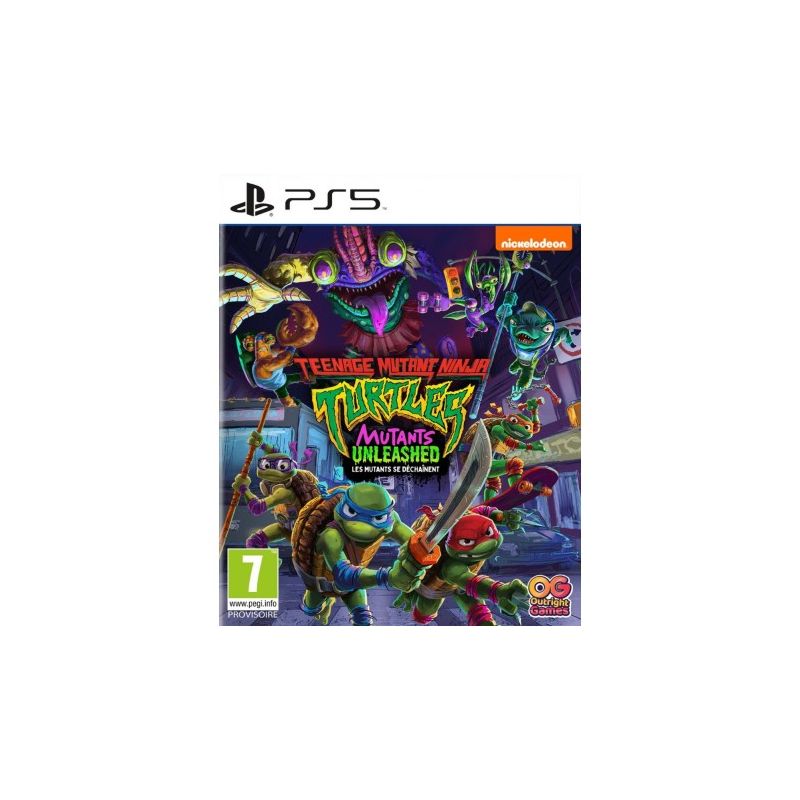 TEENAGE MUTANT NINJA TURTLES: MUTANTS UNLEASHED PS5