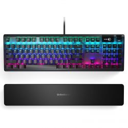 CLAVIER GAMING SteelSeries Apex 5 - Hybride Mécanique - Repose-Mains Magnétique Premium - RGB QWERTY