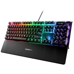 CLAVIER GAMING SteelSeries Apex 5 - Hybride Mécanique - Repose-Mains Magnétique Premium - RGB QWERTY