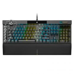 CLAVIER CORSAIR K100 RGB Optiques-Mécaniques OPX: Ultrarapides et Linéaire, Double Injection PBT AZERTY, Noir