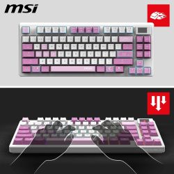 CLAVIER MECANIQUE MSI FORGE GK600 TKL W VIOLET FR