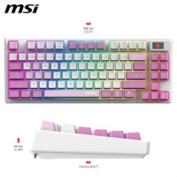 CLAVIER MECANIQUE MSI FORGE GK600 TKL W VIOLET FR